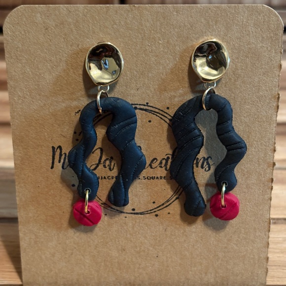 Small Batch Handmade Polymer Clay Earrings - Picture 11 of 12